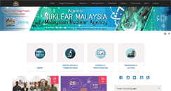 Desktop Screenshot of nuclearmalaysia.gov.my